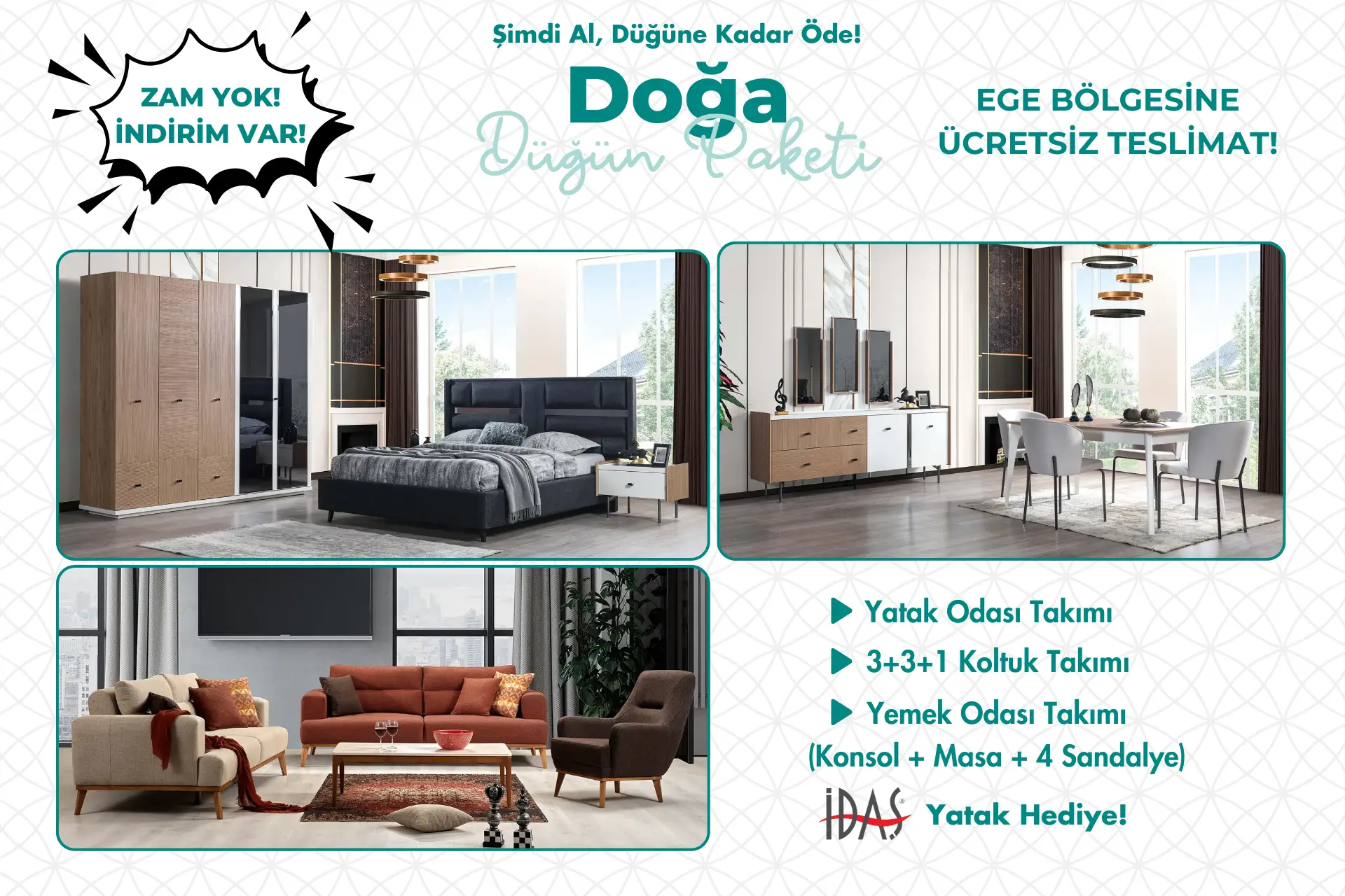 Anasayfa - İzmir Mobilya - İzmir'in Düğün Paketçisi