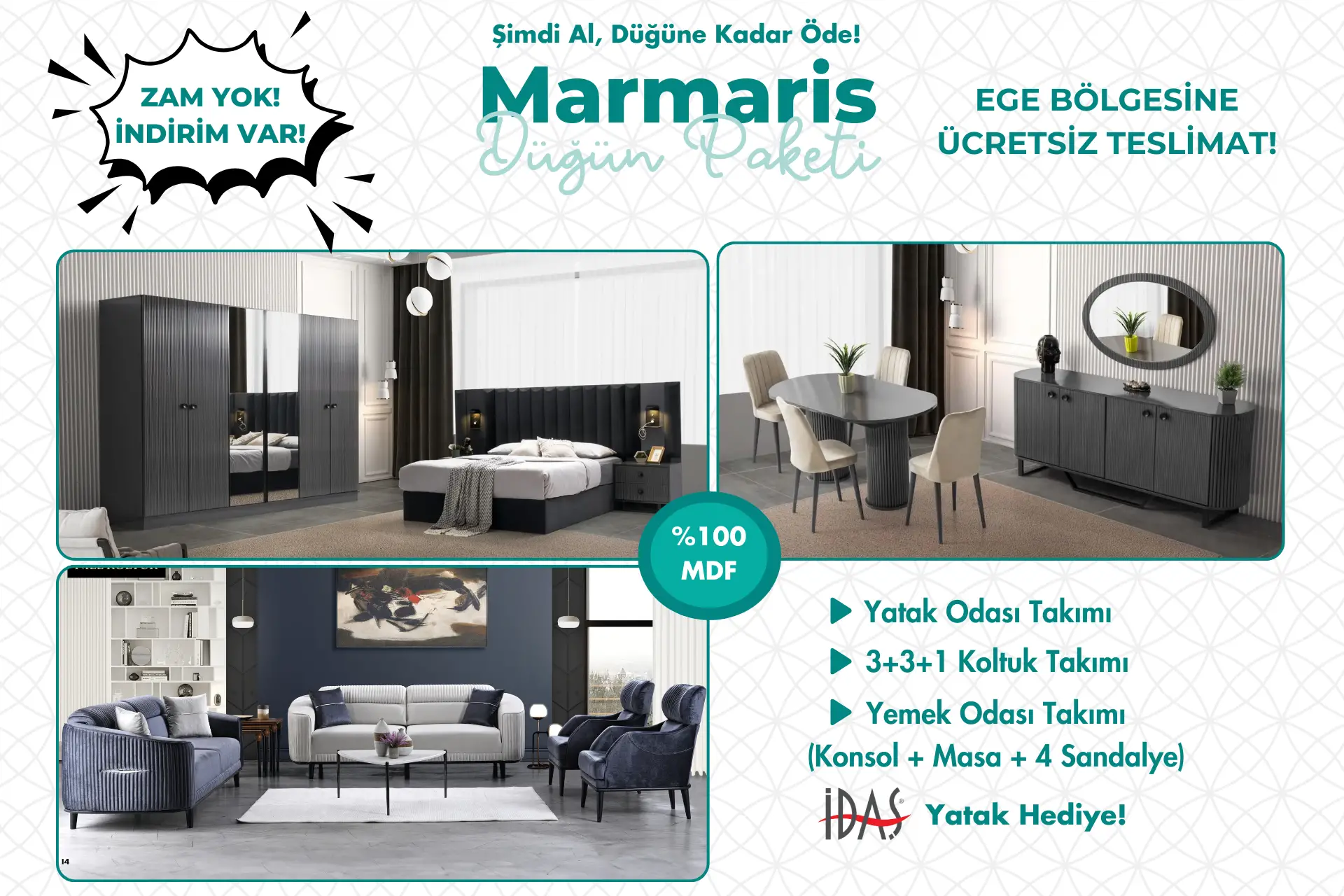 Anasayfa - İzmir Mobilya - İzmir'in Düğün Paketçisi