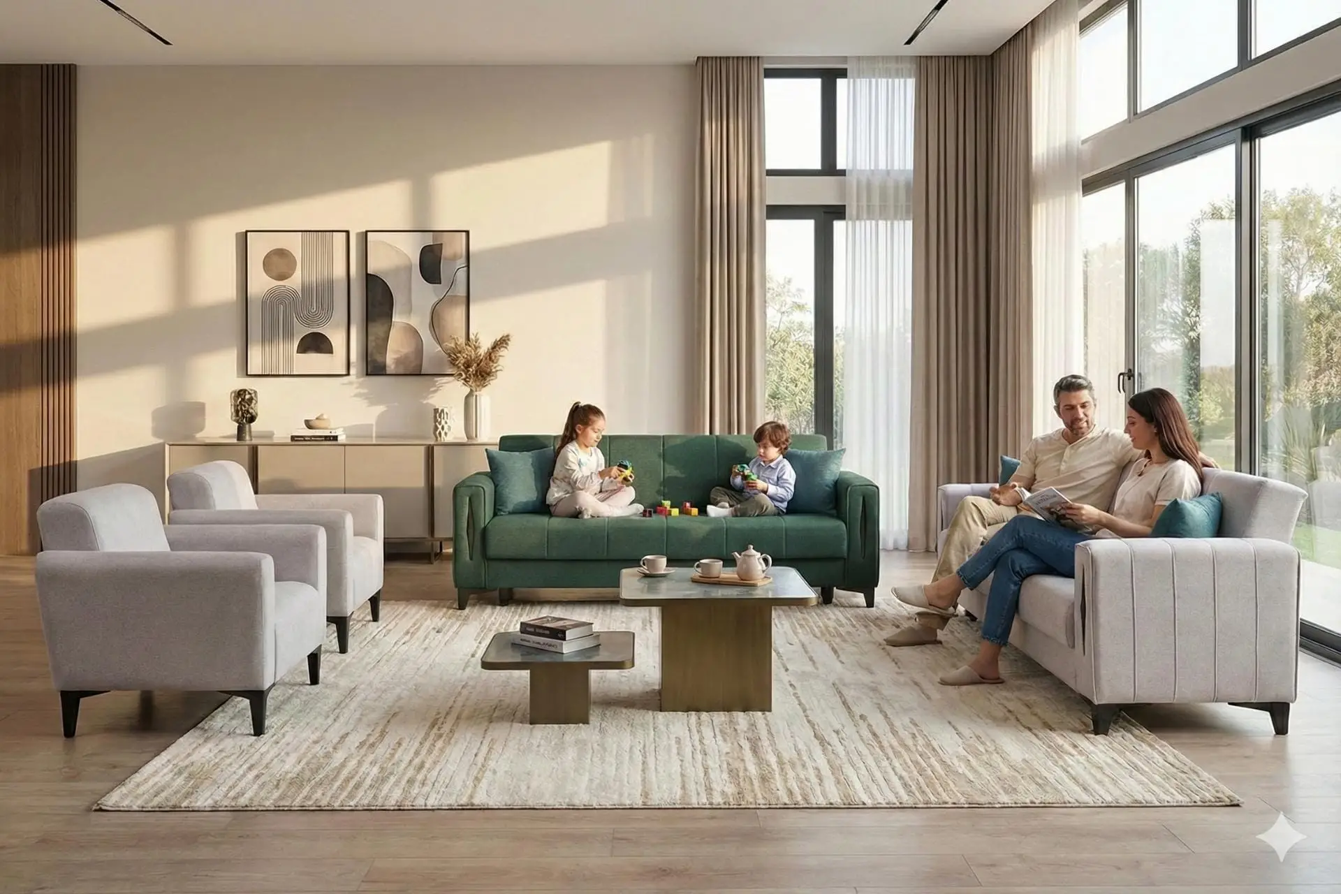 SİMGE YATAKLI KOLTUK TAKIMI