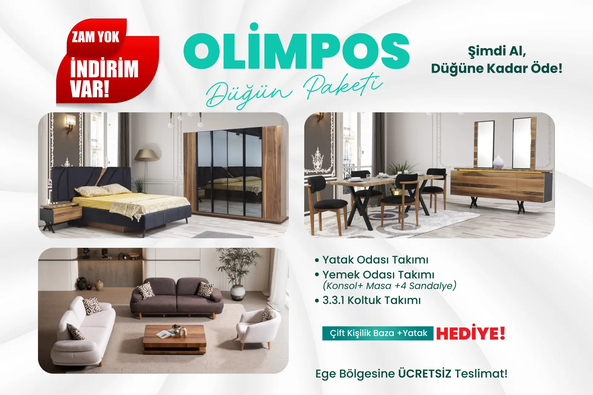 Olimpos Düğün Paketi **MDF