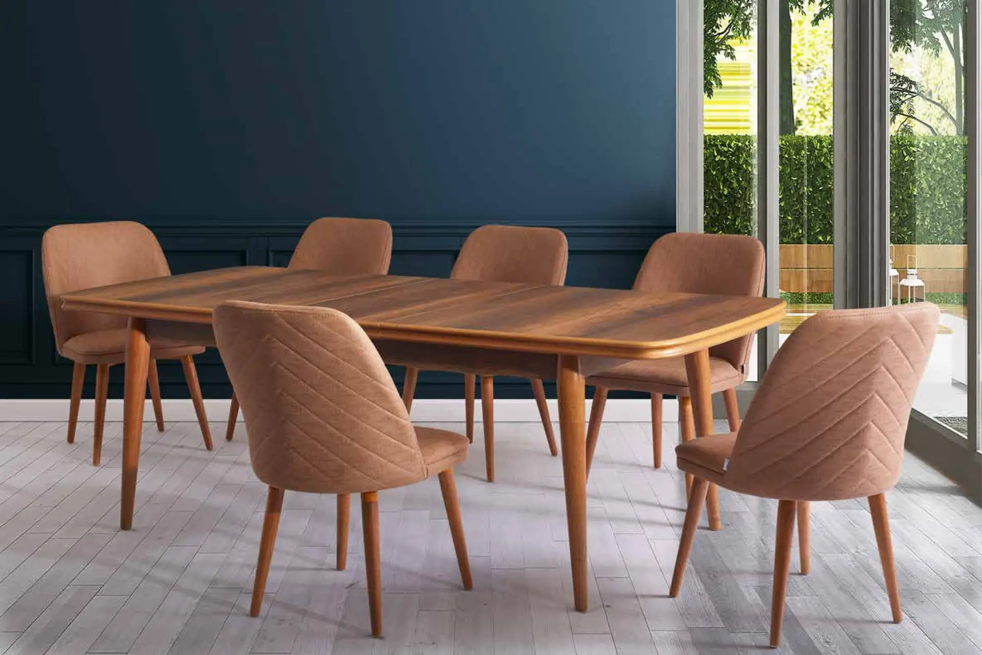 9060 SELVİ DİVA MASA TAKIMI