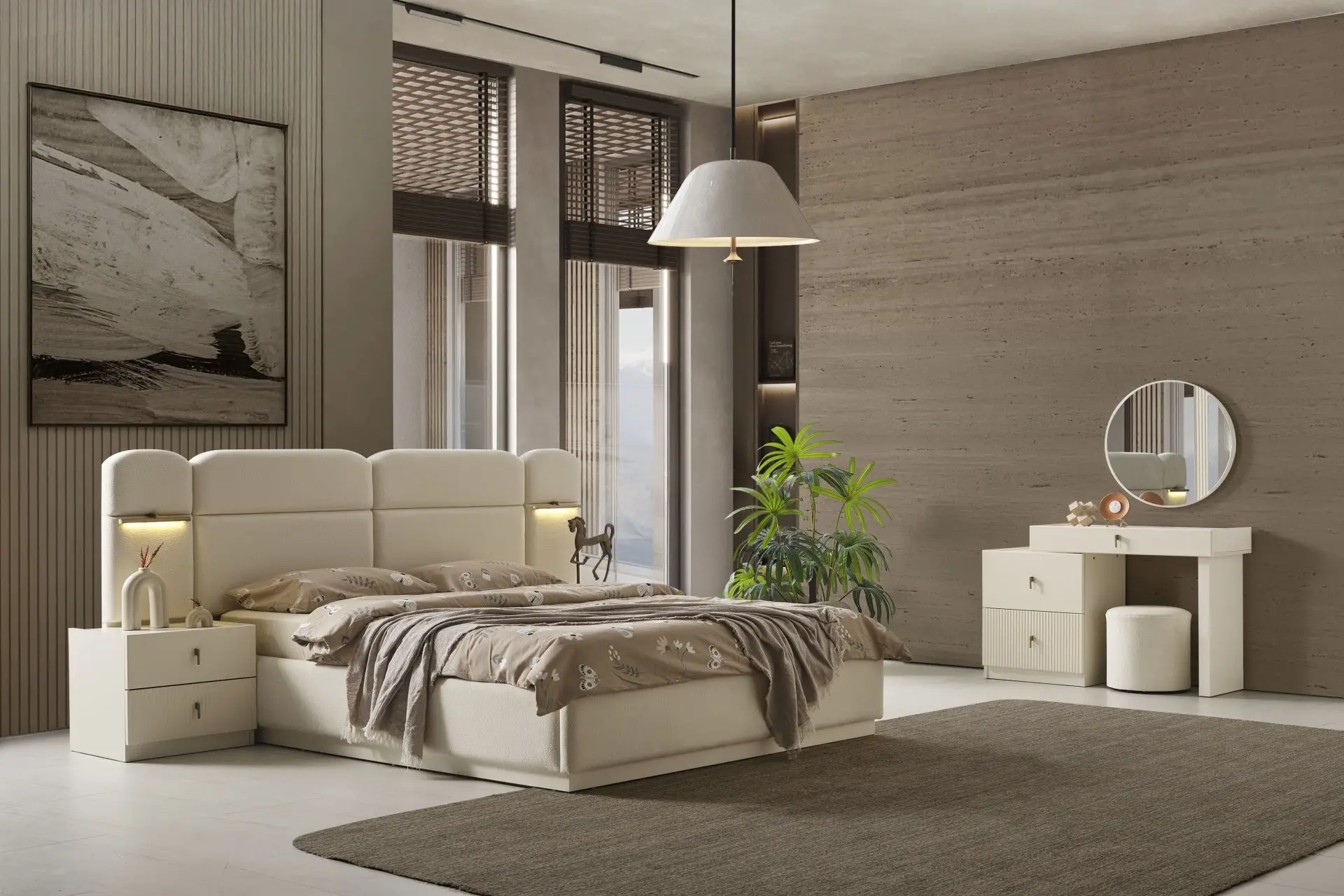 ROZA YATAK ODASI *YENİ MDF