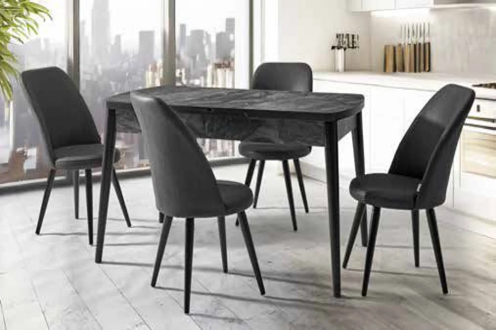 OVAL SELVİ MASA TAKIMI