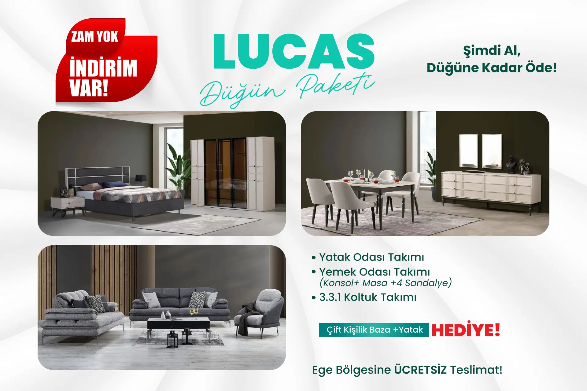 Lucas Düğün Paketi**İNDİRİMLİ PAKET