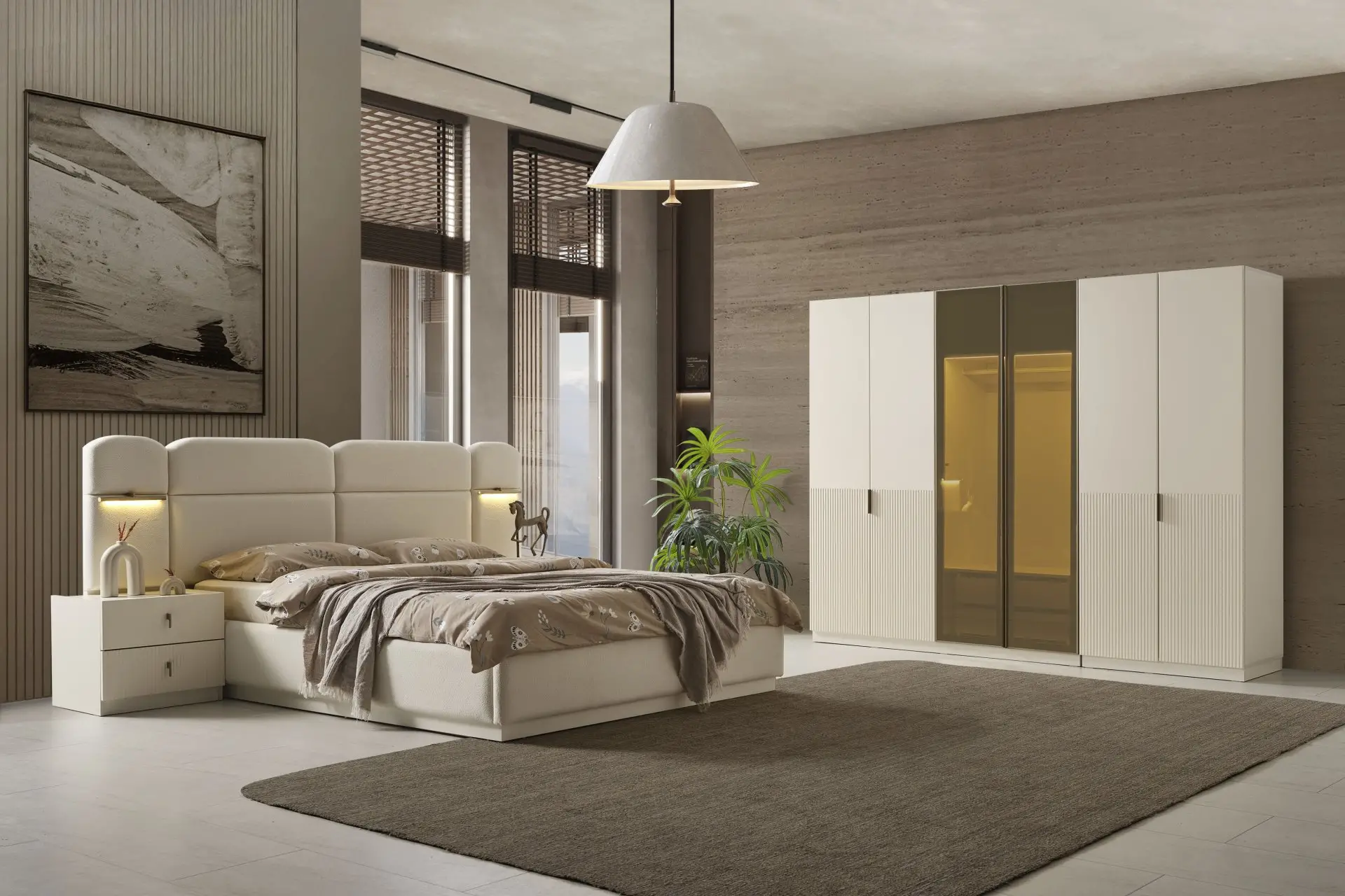 ROZA YATAK ODASI *YENİ MDF