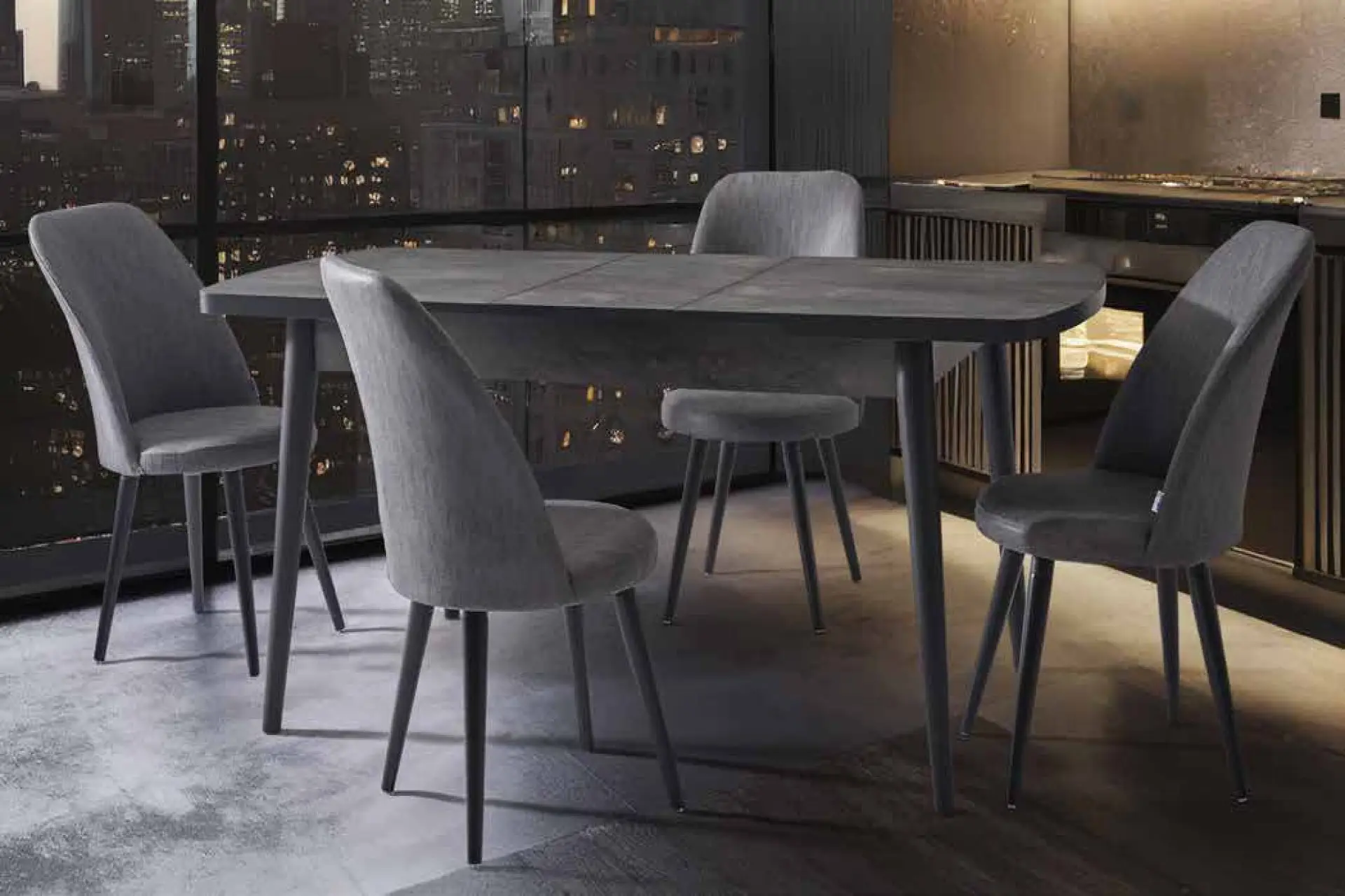 OVAL SELVİ MASA TAKIMI