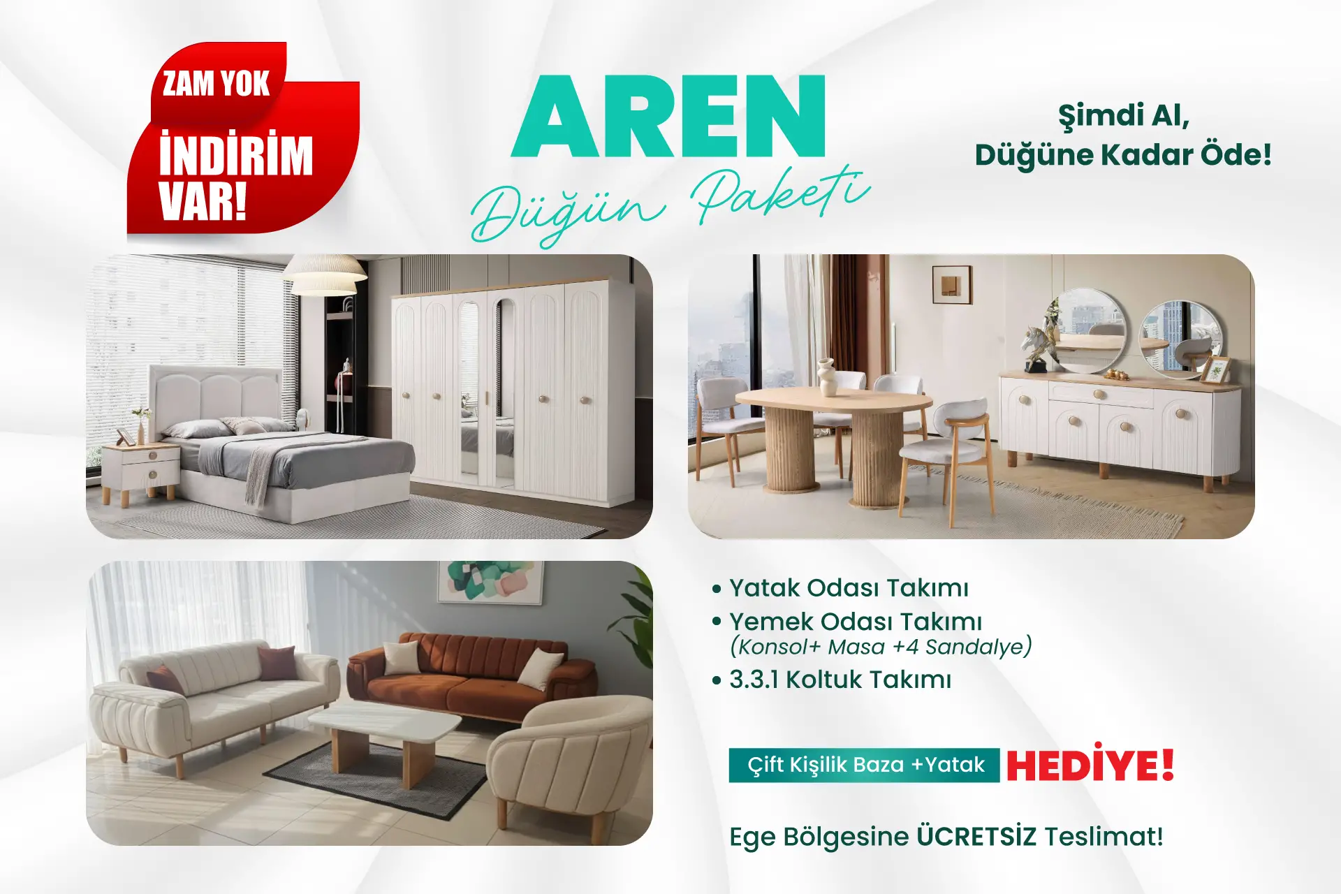 Aren Düğün Paketi *MDF 
