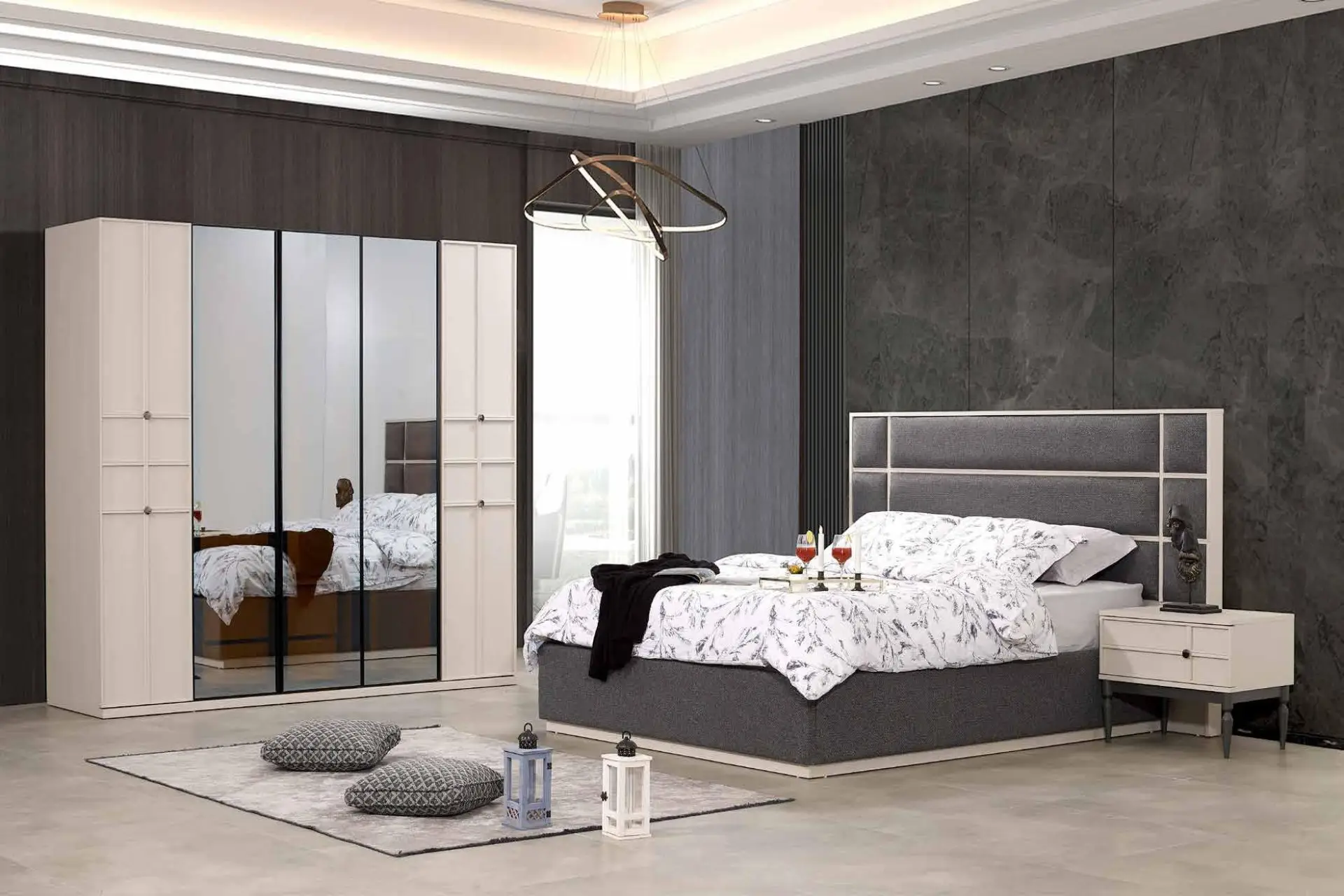 LUCAS 3+2 YATAK ODASI TAKIMI **İNDİRİMLİ ÜRÜN 