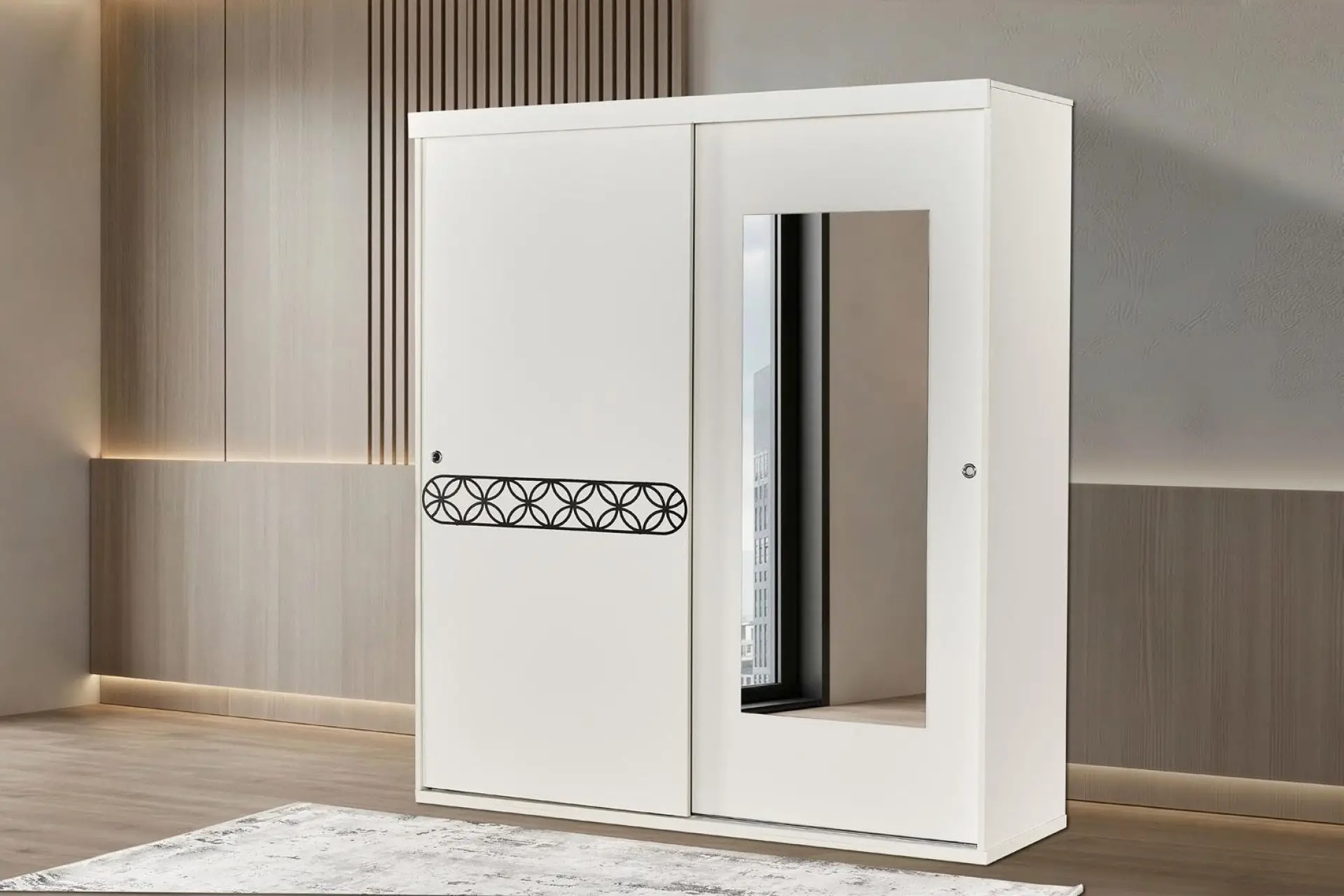 EKO 180 CM SÜRGÜLÜ DOLAP*İNDİRİMLİ ÜRÜN 